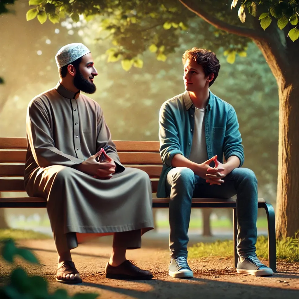 Un ex Musulman Maghrébin athée revient à l'Islam après une discussion avec un Cheikh
