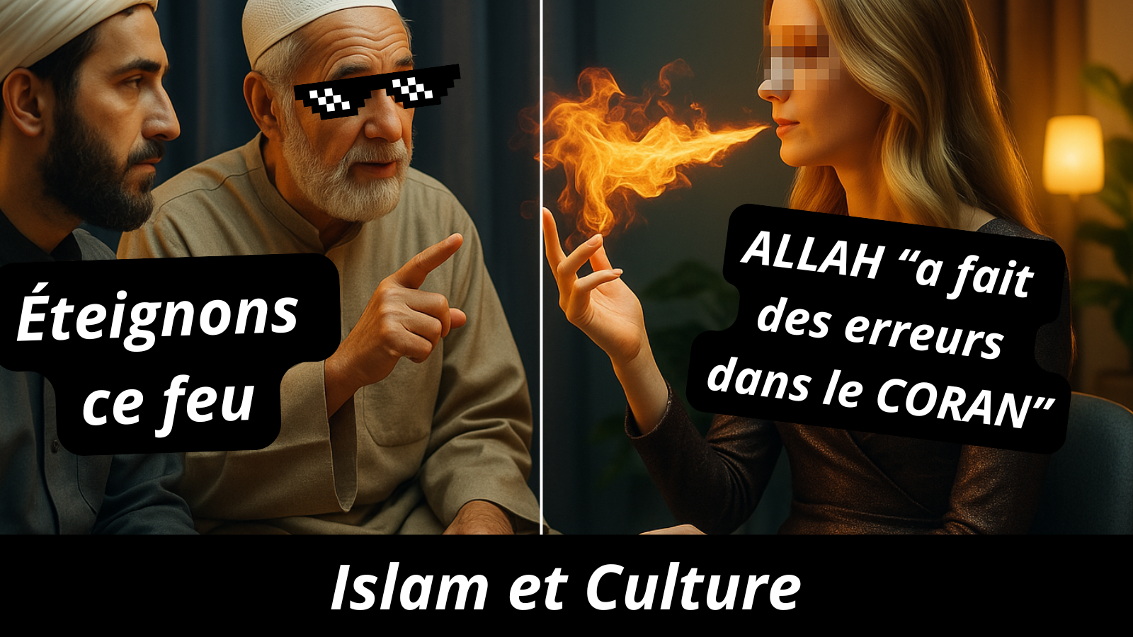Casus Lady prétend corriger Allah Ta3ala… On lui répond