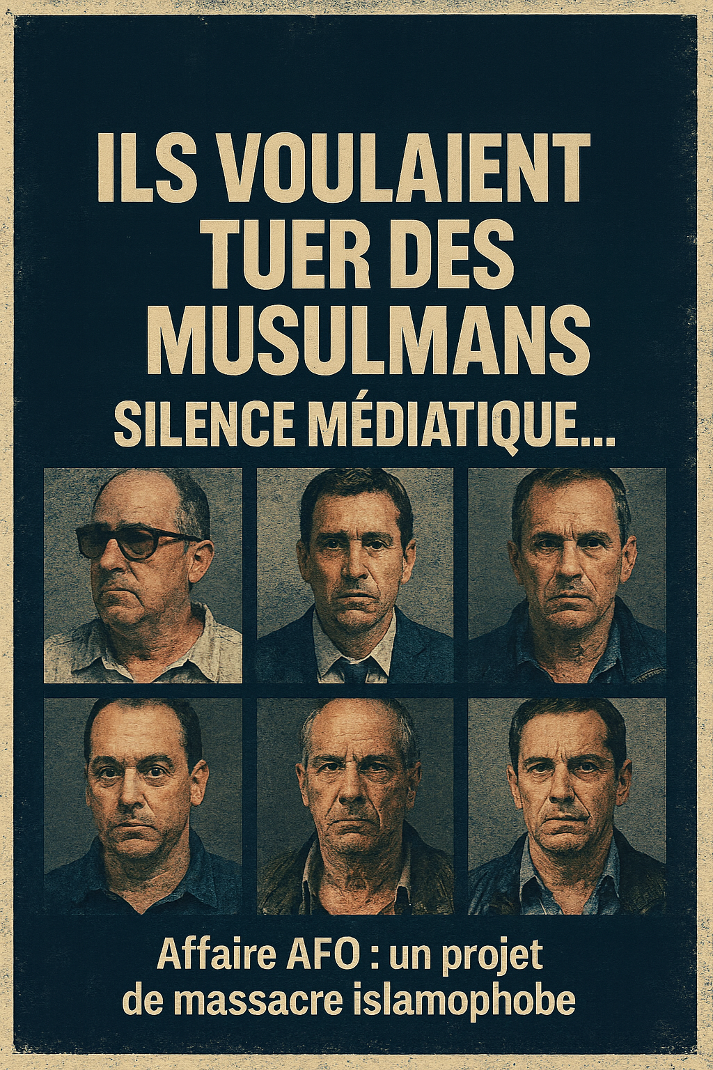 PDF à télécharger : Affaire AFO – Silence médiatique sur un projet de massacre islamophobe