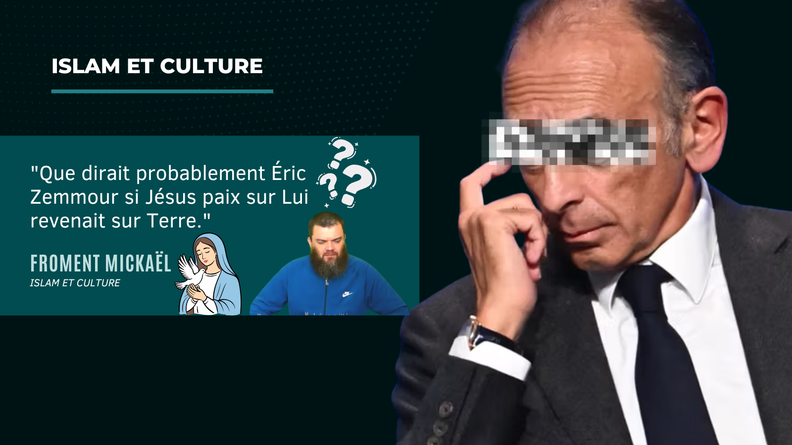 Que dirait Eric Zemmour si Jésus revenait maintenant et en France ?