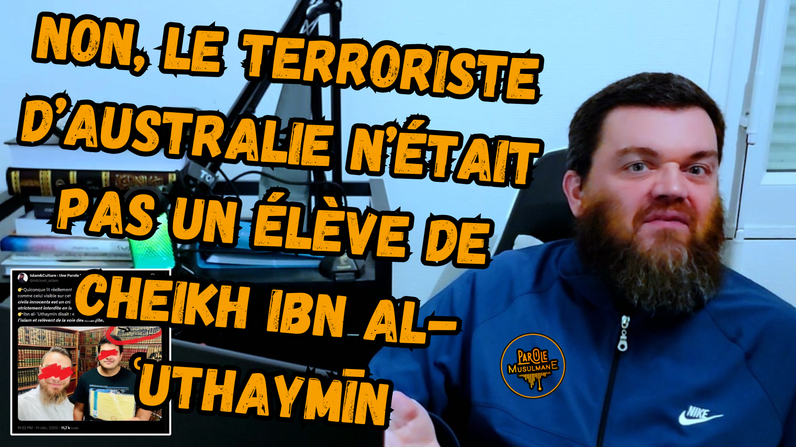 Cheikh El Uthaymin, Terrorisme en Australie : les attentats sont aux antipodes de l’islam et de l’enseignement des savants sunnites