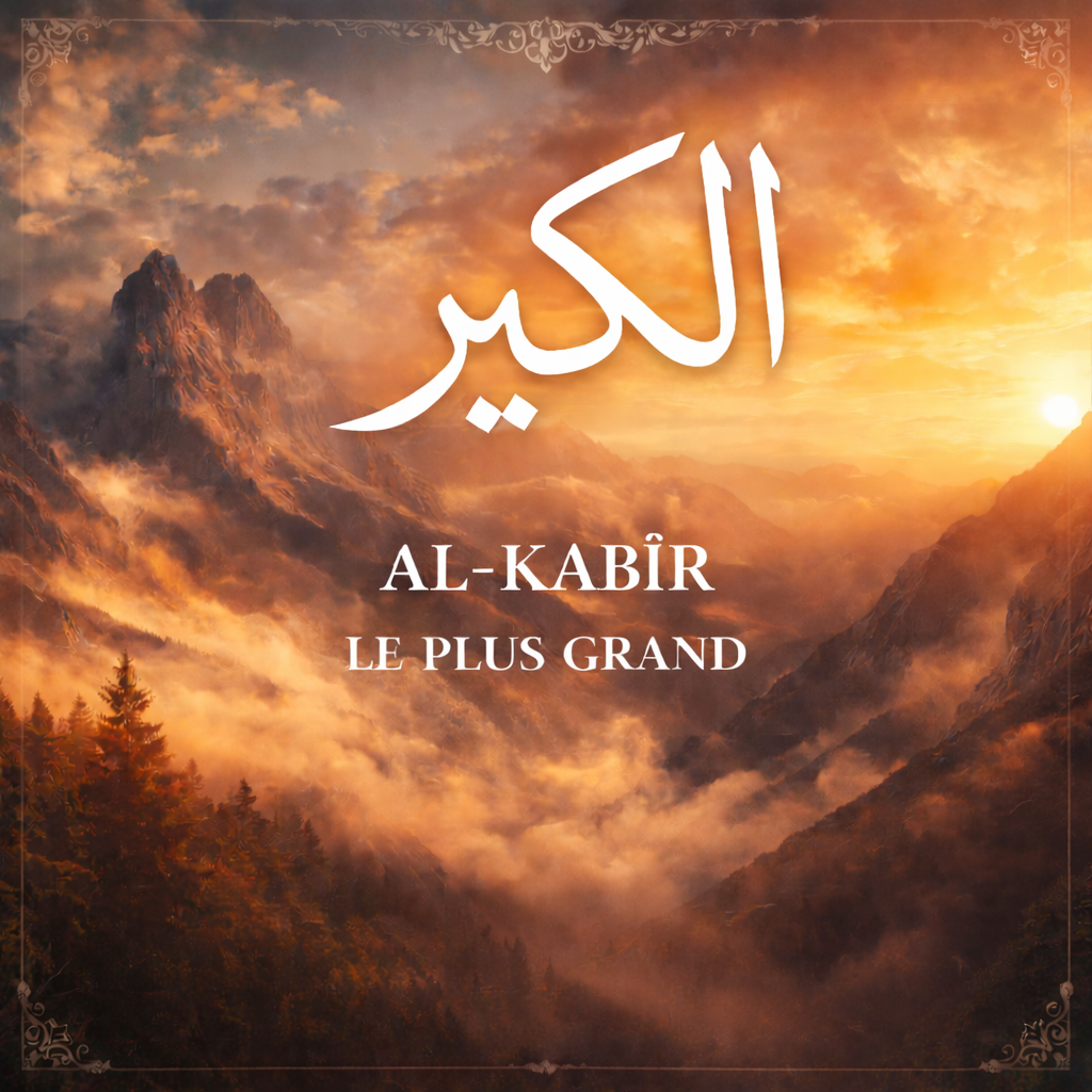 Allah Al-Kabîr (ٱلْكَبِيرُ) : La Grandeur absolue qui ordonne toute chose